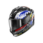 Shark D-Skwal 3 STREETRUSH bukósisak fekete-kék-króm